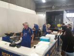 JB and hard working BBQ team